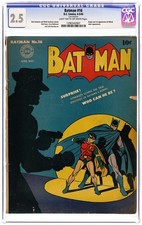 Batman #16 CGC 2.5 1943 1290342007 1st app. Alfred picture