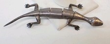 Antique Wang Hing Chinese Export Silver Articulated Lizard Figure Sculpture Neat picture