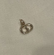 1pc of Dior Replacement Zipper Pull Charm Metal Gold Tone Size 15mm x 10mm picture