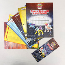 2001 Pokemon West Coast Super Trainer Showdown Event Guide and 6  Binder Pages picture