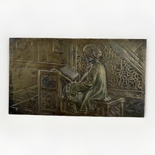 Antique Austrian Cold Painted Bronze Desk Box Orientalist Reader Scholar 6
