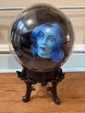 Gemmy Disney Haunted Mansion Madame Leota Animated Crystal Ball Lights Works picture