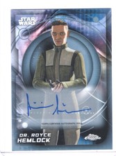 2026 Topps Chrome Star Wars #194 Jimmi Simpsonn as Dr. Royce Hemlock Auto picture