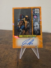 2024 Topps Chrome Marvel Jason Aaron Artist Auto Orange /25 Wolverine Mystique picture