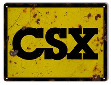 CSX RAILROAD BLACK & YELLOW 12