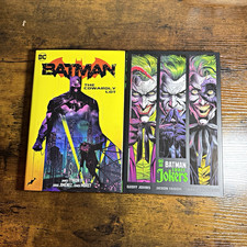 Batman Three Jokers & The Cowardly Lot Hardcover Graphic Novel Lot DC Comics picture