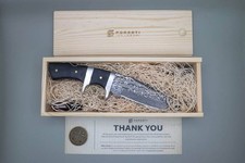 Forseti Hector hand-forged Damascus steel knife picture