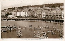 Weston-Super-Mare Wiltshire The Marine Lake England OLD PHOTO picture