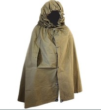 Military Soviet Russian Army Soldiers Cloak Tent Poncho Hooded Rain Coat USSR picture