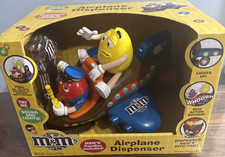 M&M's Airplane Candy Dispenser with Sounds & Lights 2012 New and sealed in box picture
