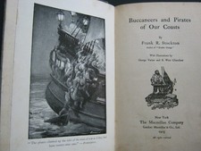 ANTIQUE - BOOK - 1905 - BUCCANEERS & PIRATES - ILLUSTRATED picture