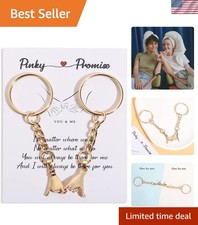 Pinky Promise Keychains for Couples 2Pcs Friendship Gifts for Best Friends picture
