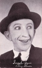 Larry Semon Hollywood Silent Movie Film Star Clown Arcade Card Vtg Postcard G16 picture
