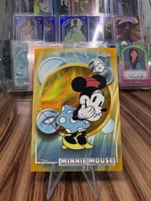 2026 Topps Chrome Disney Minnie Mouse Gold Refractor #/50 Mickey & Friends picture