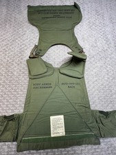 VTG 1968 Vietnam War Body Armor Aircrewman Vest Chicken Plate Regular DSA 100 picture