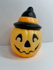 Vintage 1995 Empire - Small Jack O Lantern Pumpkin With Hat Blow Mold (8in Tall) picture