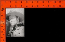 Arcade Card Roy Rogers Cowboy Studio Portrait Printed Signature Autograph picture