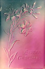 Easter Greetings Postcard, 1908 Postcard picture