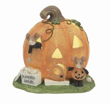 Tails With Heart 2022 Enesco Jack-O-Lantern House 6012639 picture
