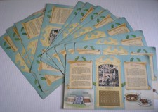 Complete Set 12 Vintage 1925 John P Squire Calendar Prints New England History  picture