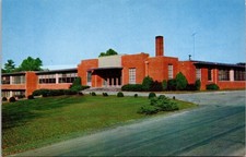 Franklin North Carlina High School Street View Campus Bill Kobert UNP Postcard picture