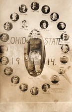 1914 Ohio State Buckeyes Football Team RPPC Photo Postcard COPY picture