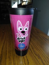 Hoops & Yoyo Drink Up Talking Travel Mug Hallmark Tumbler Cup WORKS (see photos) picture