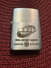 Vintage 1950s Zippo Lighter General Electric GE Small Aircraft Engines picture