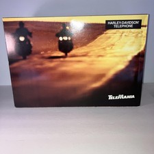 VINTAGE 1998 TeleMania Harley Davidson Desk Top Telephone NEW In Original Box picture