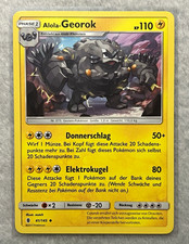 The Pokemon Company Pokemon TCG Alola Georok 41/145 German Regular CP 110 2017 picture