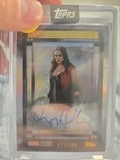 2025 Topps Marvel The Collector Elizabeth Olsen Wanda Maximoff Museum AUTO /100 picture
