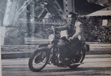 1954 TRIUMPH Super Sports TIGER 110 Motorcycle Road Test from Cycle 1MC33 picture