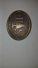 US Forest Service USDA Solid Bronze Belt Buckle 1985 National Parks Theme picture