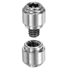 1 Set Titanium Folding Knife Thumb Studs Replacement Pocket Blade Screws Silver picture