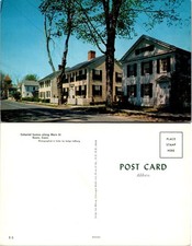 Essex CT Colonial Homes Along Main St., Photo By Sedge LeBlang Postcard 71598 picture