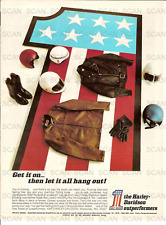 1972 Harley Davidson Motorcycle Clothing Vintage Magazine Ad picture