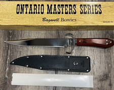 Rare Ontario Masters Series Bill Bagwell HELL'S BELLE Bowie Knife - Mint Box Set picture