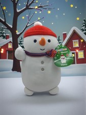 NWT Squishmallows Hug Mees Christmas Manny snowman Roughly 12