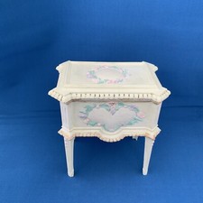 Antique Bronze French Painted Casket Trinket Jewellery Box Depose 249 C.1920’s picture