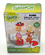 The Grinch Dr. Seuss Mini Cindy and Max Christmas Figures picture
