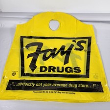 VINTAGE Fay’s Drugs Plastic shopping bag Advertising Bag New York picture