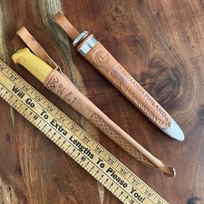Vintage Scandinavian Lions Club International Geilo Knivfabrikk Knife & Sheath picture