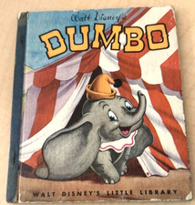 Vintage 1947 Disney Dumbo 1st Edition Simon & Schuster Book picture
