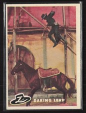 1958 Topps Zorro #41 Daring Leap - EX/EX+ picture