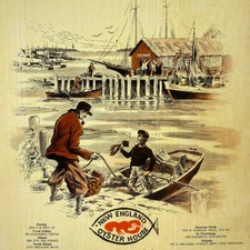 Vintage 1968 Sea-Fare New England Oyster House Seafood Restaurant Menu Florida picture