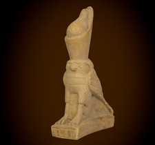 Ancient Egyptian Anubis Statue Rare Antique Sandstone Jackal God Artifact Figure picture