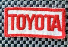 TOYOTA EMBROIDERED SEW ON ONLY PATCH AUTOMOBILE CAMRY COROLLA RAV4 3