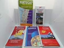 Job lot 5 Maps michelin 734/ 1042/ 705 & others ForWays Portugal Italy Spain... picture