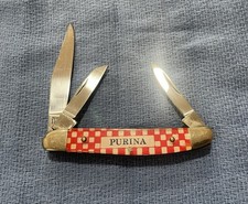 UTICA PURINA  JAPAN 32148 ADVERTISING POCKET KNIFE picture