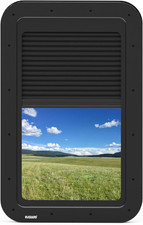 Integrated RV Door Window 15.7X24.7X1.78 in RV Entry Window Kit picture